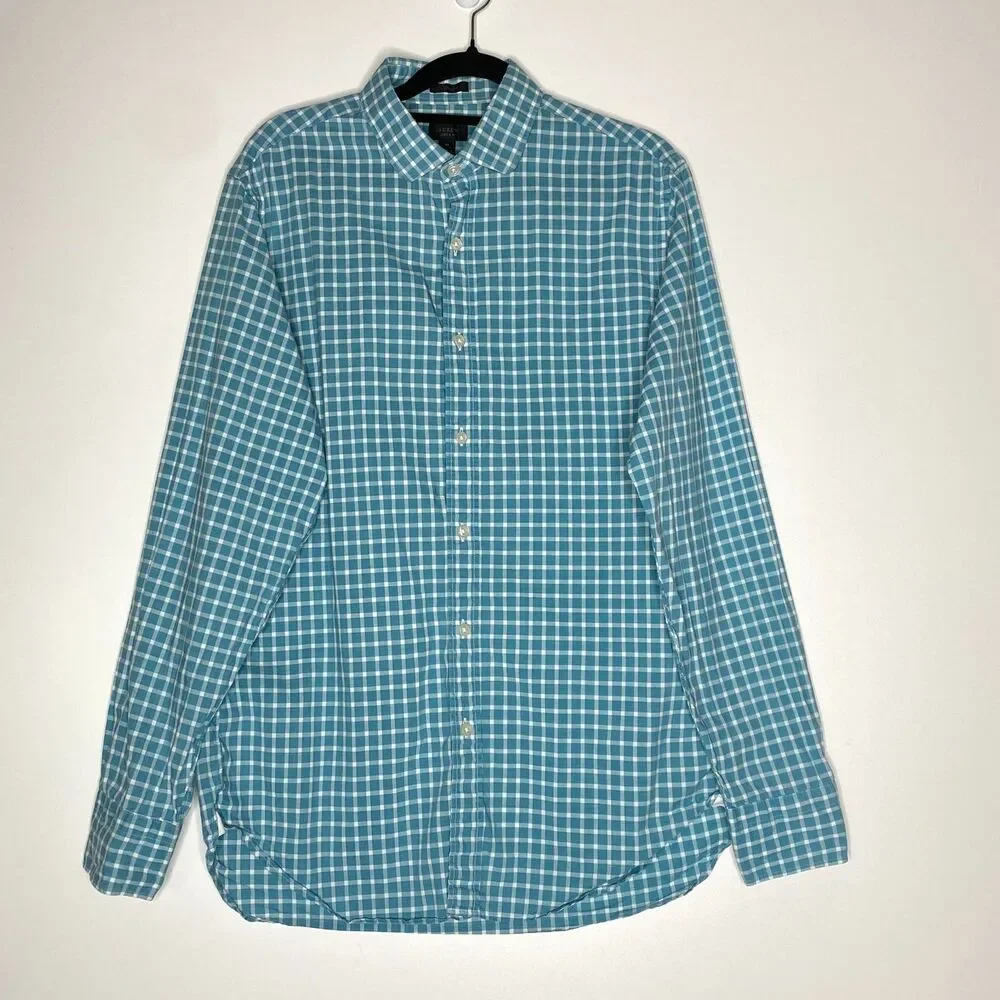 J. Crew Ludlow 120's 2 Ply Long Sleeve Button Down Shirt Men's Size Medium